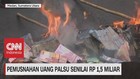 VIDEO: BI & Polda Sumut Musnahkan Rp 1,5 M Uang Palsu