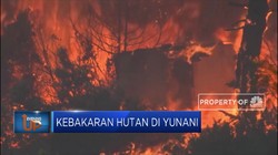 Kebakaran Hutan di Yunani, Empat Desa Mengungsi