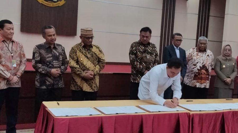 BPH Migas dan 6 Pemerintah Provinsi di Sulawesi menandatangani Kesepakatan Bersama (MoU).