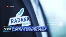 Galang Dana Rp 696,57 Miliar, Radana Finance Rights Issue