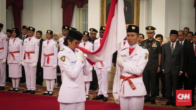 Daftar Nama 68 Paskibraka HUT RI 2019 yang Dikukuhkan Jokowi