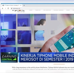 Semester 1 2019, Laba Bersih Tiphone Mobile Anjlok