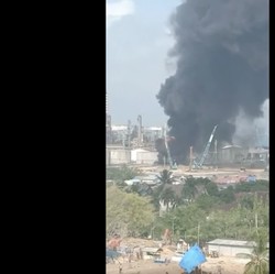 Alert! Kilang Minyak Petronas Kebakaran, Sebabkan Ledakan