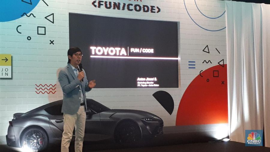 Marketing Director PT Toyota Astra Motor, Anton Jimmi Suwandy (CNBC Indonesia/Efrem Siregar)