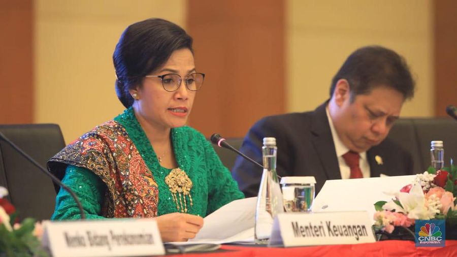 Dalam kesempatan itu, Sri Mulyani membeberkan 10 kementerian/lembaga yang memperoleh alokasi anggaran paling besar