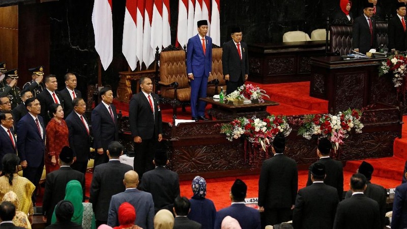 Sidang Tahunan MPR RI diadakan pada Hari Jumat, 16 Agustus 2019 menjelang Hari Kemerdekaan RI
