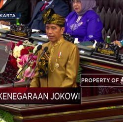 Di Hadapan DPR, Jokowi Bicara Kejahatan Siber Hingga AI