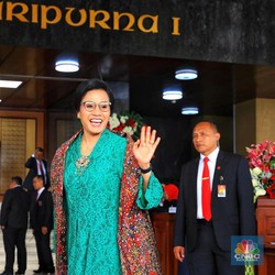Disebut Jadi Menteri Lagi, Sri Mulyani Jawab Dengan Senyuman