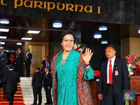 Disebut Jadi Menteri Lagi, Sri Mulyani Jawab Dengan Senyuman