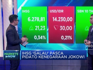 Pasar Respons Positif Pidato Jokowi, IHSG Masuk Zona Hijau