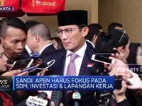 Pidato APBN, Sandi Soroti Investasi & Lapangan Kerja
