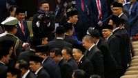 Mengintip Suasana Pidato Kenegaraan Presiden Jokowi - Foto 5