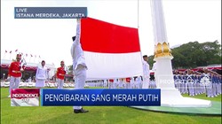 Begini Detik Pengibaran Sang Saka Merah Putih