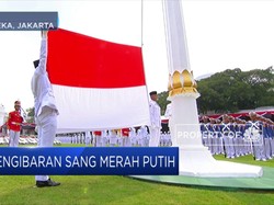 Begini Detik Pengibaran Sang Saka Merah Putih