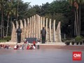 Kesepian di Tugu Proklamasi Saat HUT ke-74 RI
