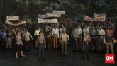 Selain menghadapi sisa kekuatan Jepang, bangsa Indonesia berhadapan dengan tentara Inggris atas nama Sekutu, dan juga Nederlandsch Indië Civil Administratie (NICA) yang datang kembali dengan membonceng Sekutu. (CNN Indonesia/Adhi Wicaksono)