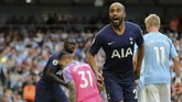Tottenham mencetak dua gol dalam dua tembakan pertama mereka. (AP Photo/Rui Vieira)