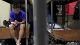 Calon prajurit pasukan khusus Intai Amfibi (Taifib) harus memiliki kemampuan tempur dan intelijen Tri Media yakni darat, laut dan udara. (ANTARA FOTO/M Risyal Hidayat)