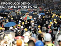 Ini Kronologi Demo Panas di Hong Kong