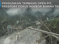 Grasberg akan Pensiun, Freeport Fokus Ngebor Bawah Tanah