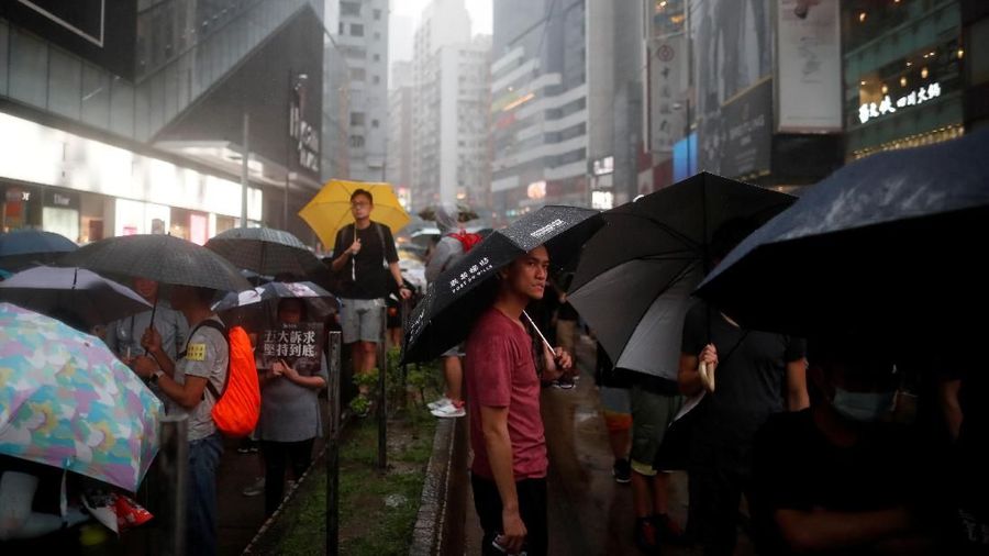 Warga Hong Kong kembali turun untuk aksi protes damai dalam minggu ke-11 penolakkan RUU ekstradisi.