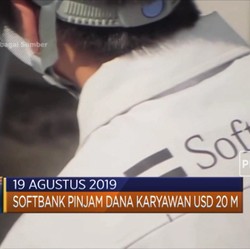 Softbank Pinjam Dana Karyawan USD 20 M