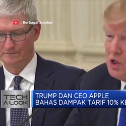 Takut Kalah Saing dengan Samsung, CEO Apple Curhat ke Trump