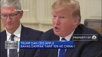 Takut Kalah Saing dengan Samsung, CEO Apple Curhat ke Trump