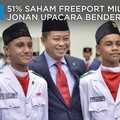 51% Saham Freeport Milik RI, Jonan Upacara Bendera di Papua