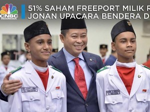 51% Saham Freeport Milik RI, Jonan Upacara Bendera di Papua