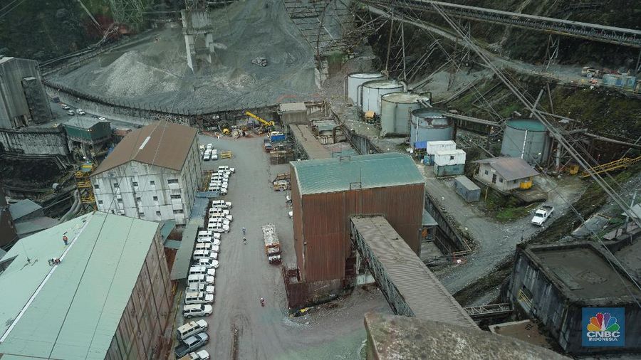 Smelter Freeport (CNBC Indonesia/Suhendra)