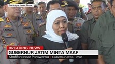 VIDEO: Gubernur Jatim Minta Maaf Atas Ucapan Rasis