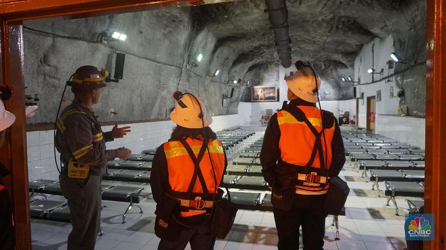 Tempat Ibadah Ruang Bawah Tanah Freeport (CNBC Indonesia/Suhendra)