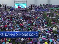 Tolak Rusuh, Warga Hong Kong Gelar Aksi Damai