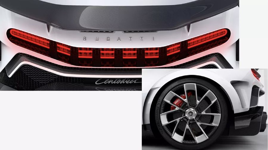 Desain mobil Bugatti Centodieci sebagai peringatan usia ke-110 dari perusahaan otomotif asal Perancis tersebut, cuma diproduksi 10 unit di dunia. 