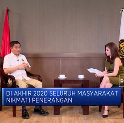 Tahun 2020, Wilayah Indonesia 100% Tersambung Listrik