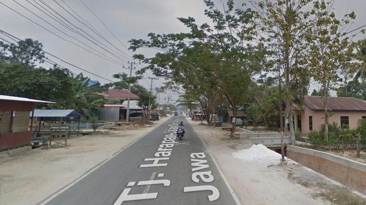 Suasana Jalan Harapan, Samboja (dok. Google street)