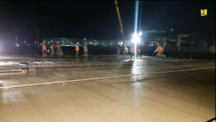 Pembangunan underpass New Yogyakarta International Airport (NYIA) atau Bandara Kulonprogo (dok. PUPR)