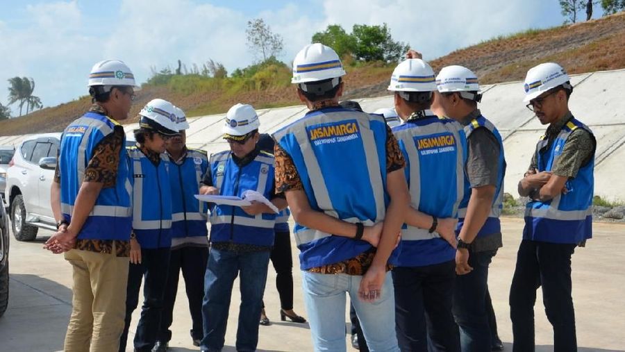 Hingga Agustus 2019, progres konstruksi Tol Balikpapan-Samarinda sepanjang 99 km sudah mencapai 96,827%