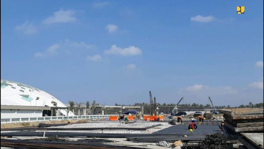 Pembangunan underpass New Yogyakarta International Airport (NYIA) atau Bandara Kulonprogo (dok. PUPR)