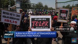 Demo Buruh Protes Perihal Revisi UU Ketenagakerjaan
