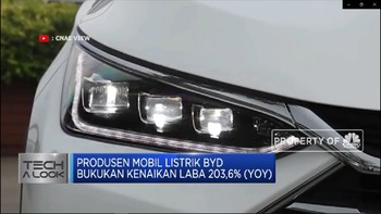 Laba Produsen Mobil Listrik BYD Melonjak