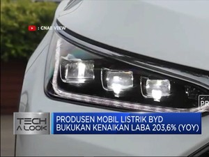 Laba Produsen Mobil Listrik BYD Melonjak