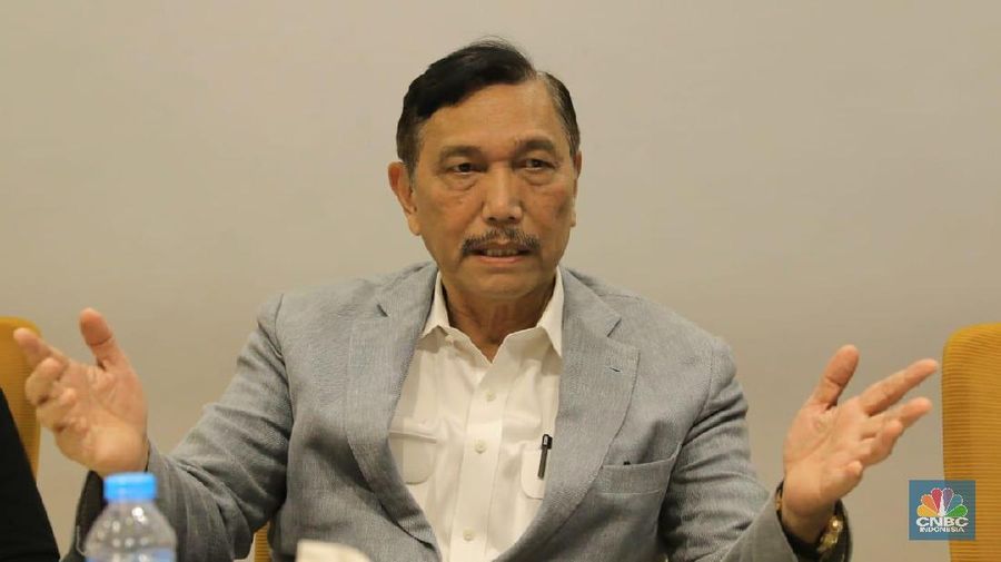 Menteri Koordinator Kemaritiman Luhut Binsar Pandjaitan (CNBC Indonesia/ Andrean Kristianto)