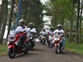 Komunitas Skutik Rayakan Hari Kemerdekaan di Bogor