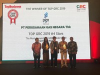 PGN Borong 2 Penghargaan pada Top GRC 2019