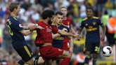 Liverpool menjamu Arsenal di Stadion Anfield, Sabtu (24/8), pada laga pekan ketiga Liga Inggris 2019/2020. (AP Photo/Rui Vieira)