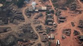 Sejumlah area di sekitar hunian suku Mura menjadi lokasi amukan si jago merah. (REUTERS/Ueslei Marcelino TPX IMAGES OF THE DAY)