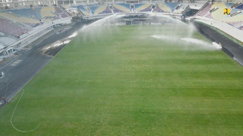 Pembangunan Stadion Manahan Solo Rampung 96%