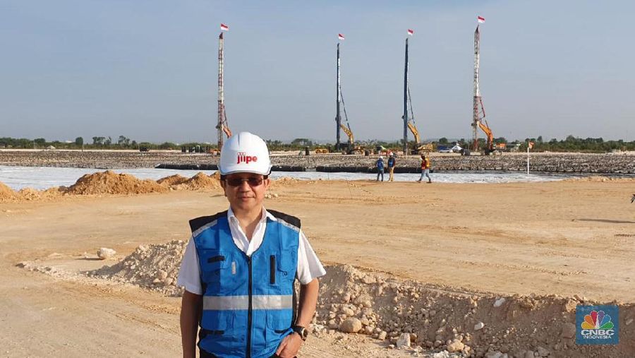 Lahan Smelter Freeport  di Gresik (CNBC Indonesia/Wahyu Daniel)